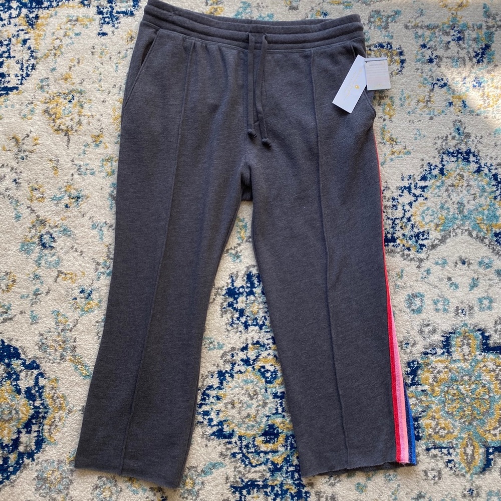 Spiritual Gangster size large grey cropped sweats